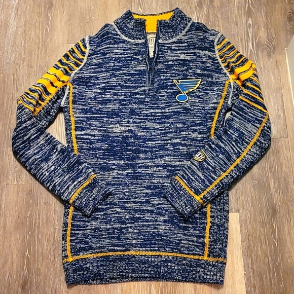 Nwot OLD TIME HOCKEY St. Louis Blues quarter zip size S - Picture 1 of 5